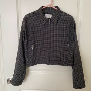 Black cropped Emanuel Ungaro cropped jacket